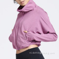 Klassieke hoodie met rits voor dames